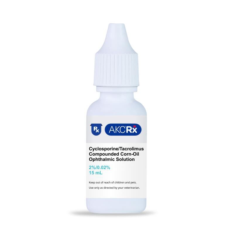 Cyclosporine/Tacrolimus Compounded Corn-Oil Ophthalmic Solution, 15 ml