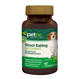 PetNC Stool Eating Deterrent Chewable Tablets for Dogs, 60 ct