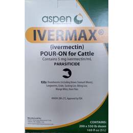 Ivermax Pour-On For Cattle 5 Litre (Ivermectin)