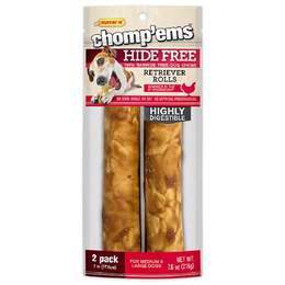 Chomp'ems Hide Free Chicken Rolls 7", 2 count