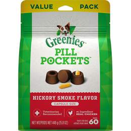 Greenies Pill Pockets for Dogs, 60 Capsules