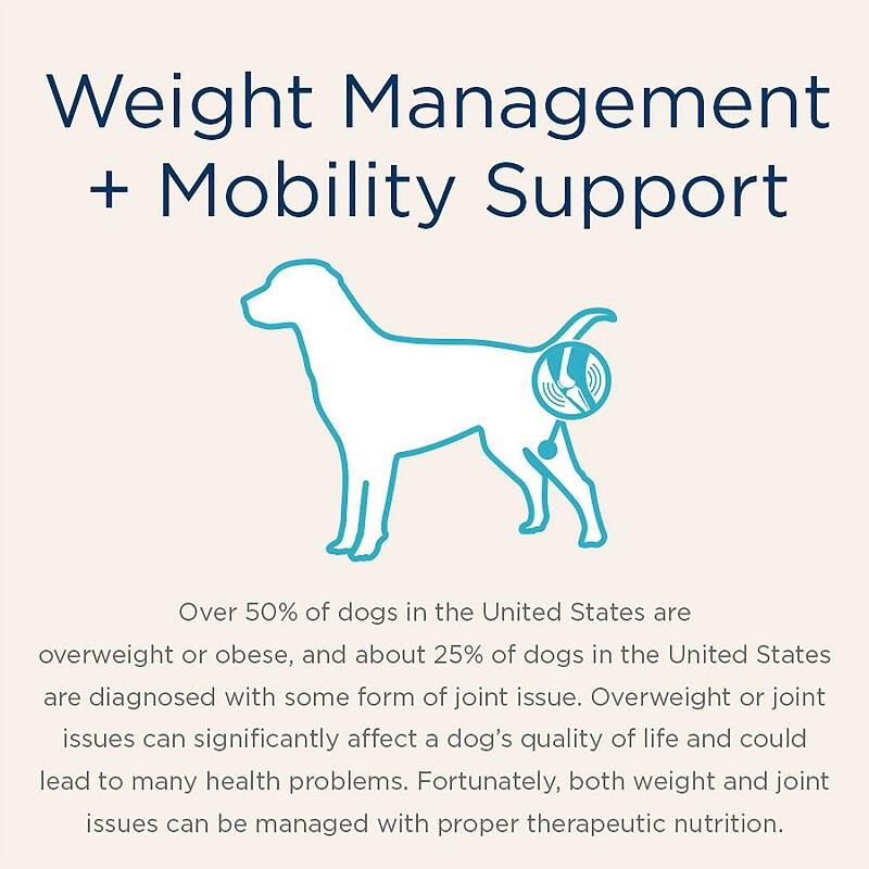 Blue Buffalo Natural Veterinary Diet W+M Weight Management + Mobility Support Dry Dog Food