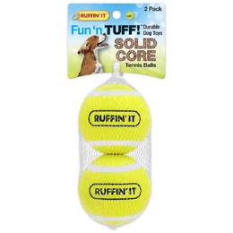 RUFFIN' IT Fun 'n Tuff Solid Core Tennis Balls - 2 pack