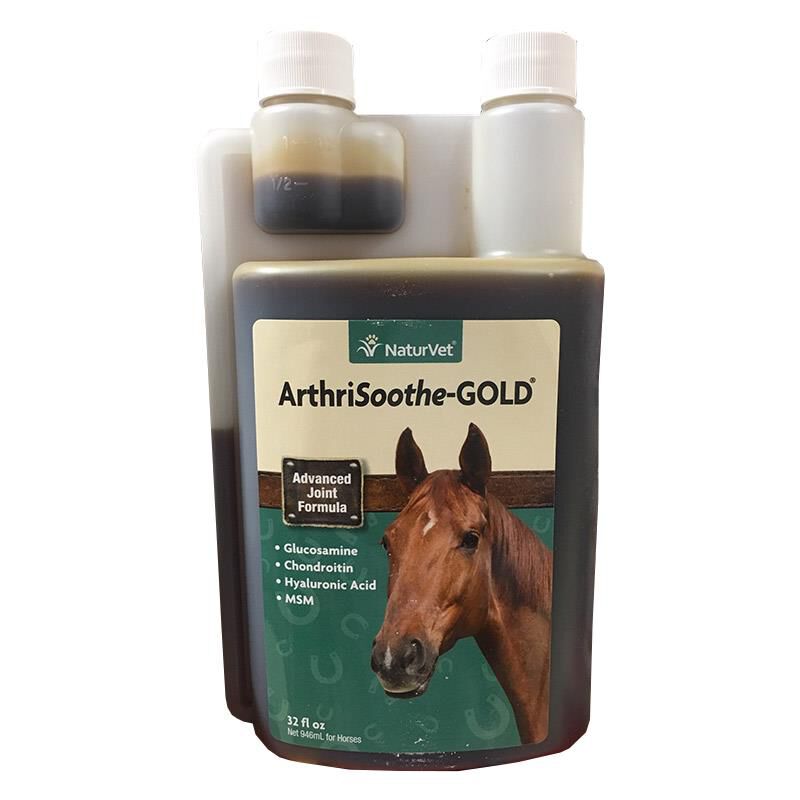 NaturVet ArthriSoothe Gold Liquid for Horses, 32 oz