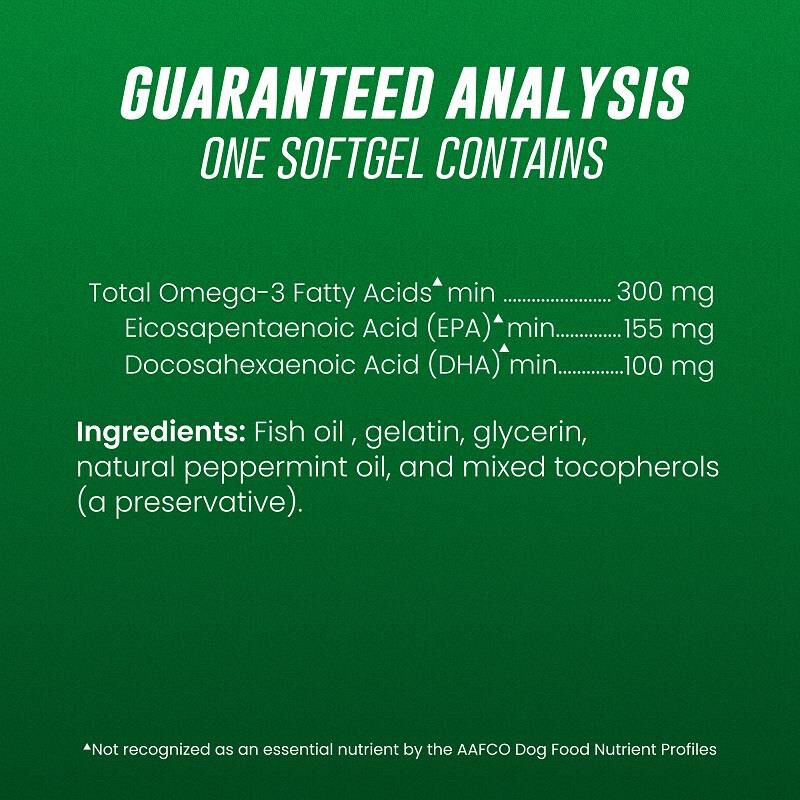 Nutramax Laboratories, Inc. Welactin Canine Softgel Capsules for Dogs, 120 Count