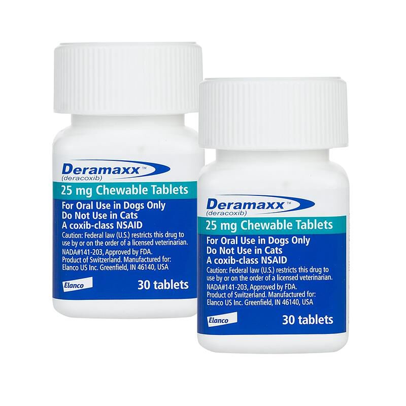 Deramaxx Chewable Tablets for Dogs 25 mg, 60 Ct.