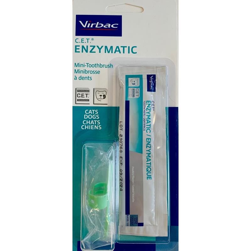 Virbac C.E.T. Mini Pet Toothbrush for Cats and Dogs