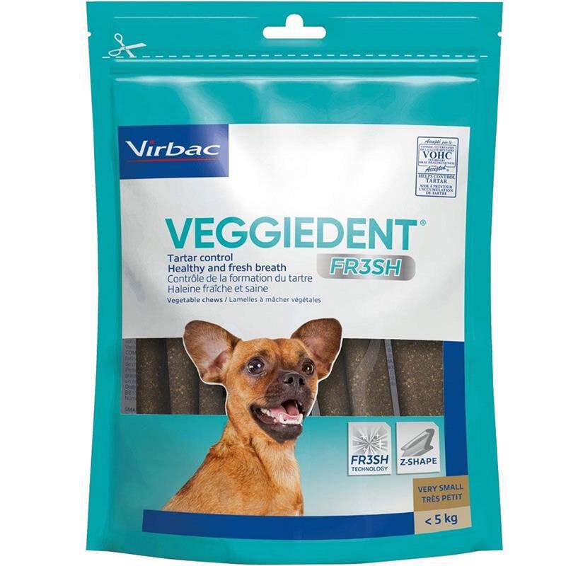 CET Veggiedent Fr3sh Tartar Control Dog Chews, 30 ct