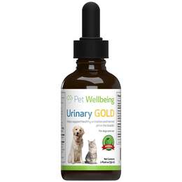 Pet Wellbeing Urinary Gold for Dogs or Cats, 2 oz