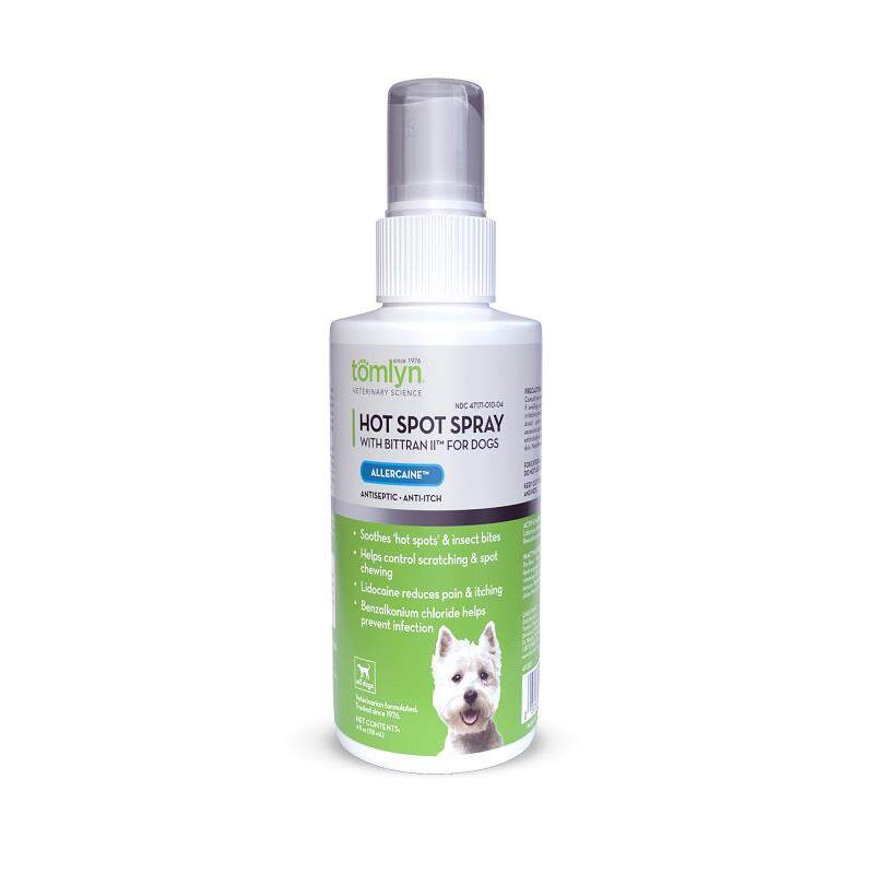 Tomlyn Hot Spot Spray for Dogs Allercaine, 4 oz