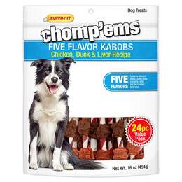 Chomp'ems Five Flavor Kabobs, 24 pack