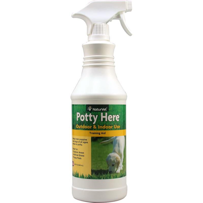 NaturVet Potty Here Training Aid Spray, 32 oz