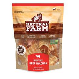 Natural Farm Odor-Free Beef Trachea 3", 12 pack