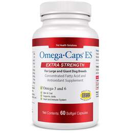 Omega-Caps Extra Strength Supplements for LG Dogs, 60 Ct