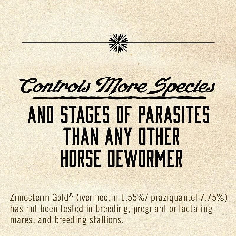 Merial Zimecterin Gold for Horses with Worms, 0.26 ounce