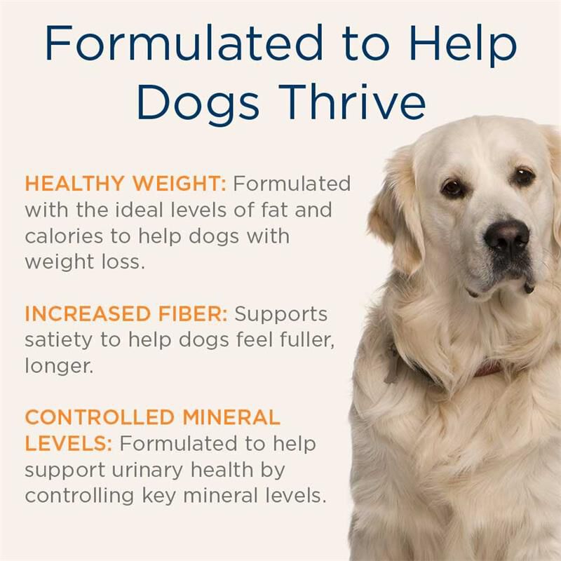 Blue Buffalo Natural Veterinary Diet W+U Weight Management + Urinary Care Dog Food