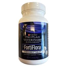 Purina Pro Plan Veterinary Supplements FortiFlora Chewable Tablets for Dogs