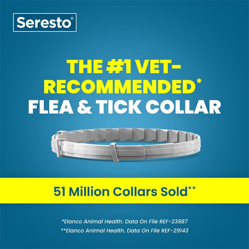 Seresto Flea and Tick Prevention Collar for Cats, 8 month flea and tick prevention