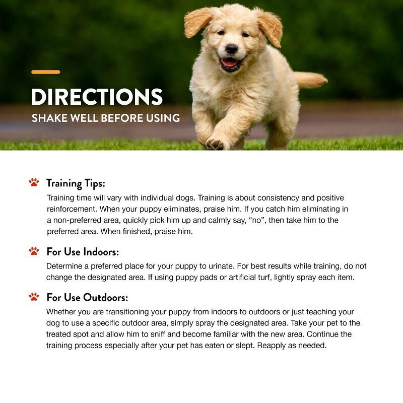 NaturVet Potty Here Training Aid Spray, 32 oz