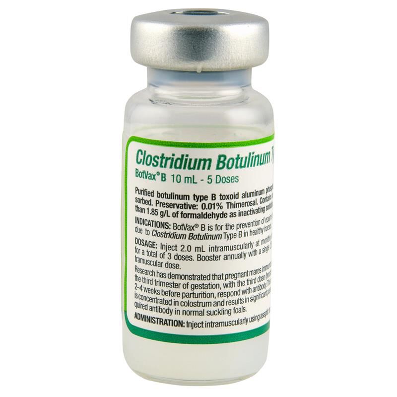 Neogen BotVax B for Horses for  Prevention of Equine Botulism, 10ml