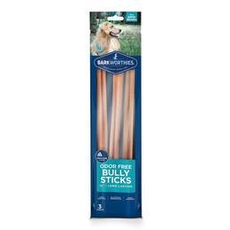 Barkworthies Odor Free Bully Sticks 12'', 3 pack