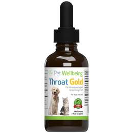 Pet Wellbeing Throat Gold for Dogs and Cats