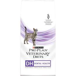 Purina Pro Plan Veterinary Diets DH Dental Health Formula Adult Cat Food, 6 lbs
