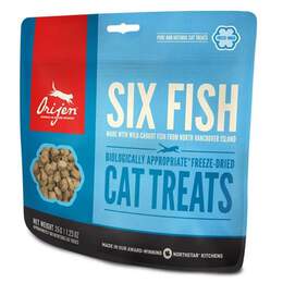Orijen Six Fish Freeze-Dried Cat Treats, 1.25 oz