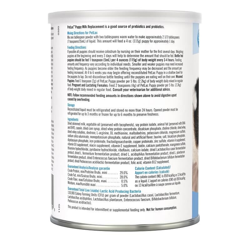 PetAg PetLac Puppy Milk Replacement Powder, 10.5 oz