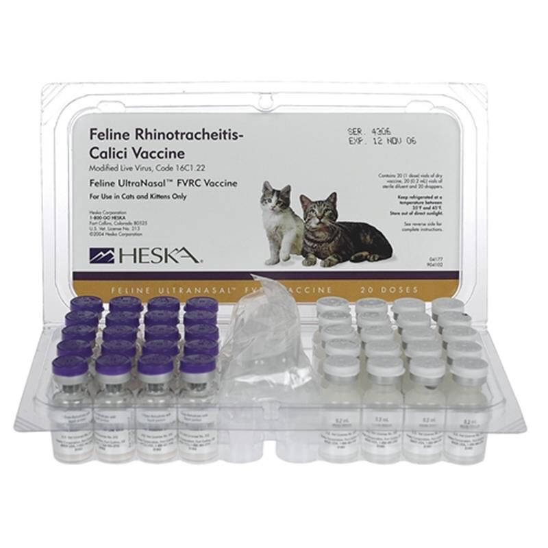 Elanco Feline UltraNasal FVRC Vaccine for Cats, 20-Dose Tray