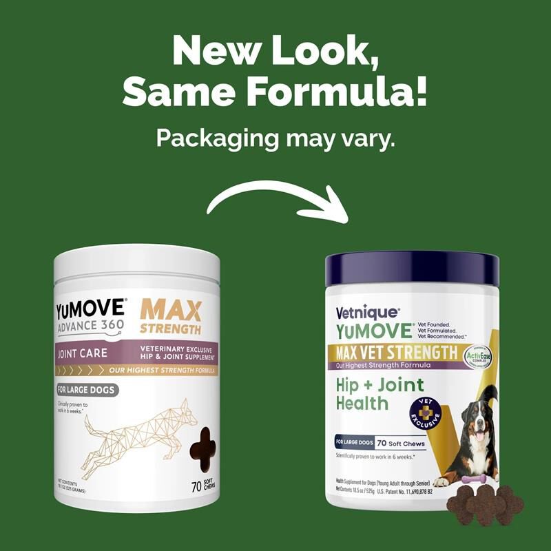 YuMove Advance 360 Max Hip & Joint Supplement for Dogs, 70 Soft Chews