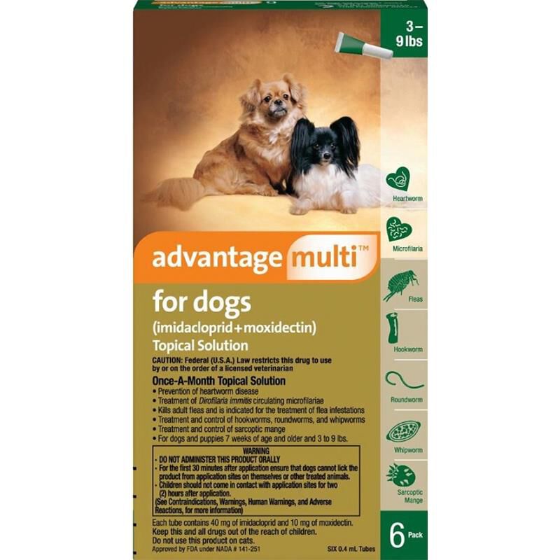 Advantage Multi for Dogs Free Day Shipping