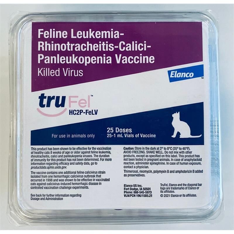 TruFel HC2P-FeLV, 25 ds Tray