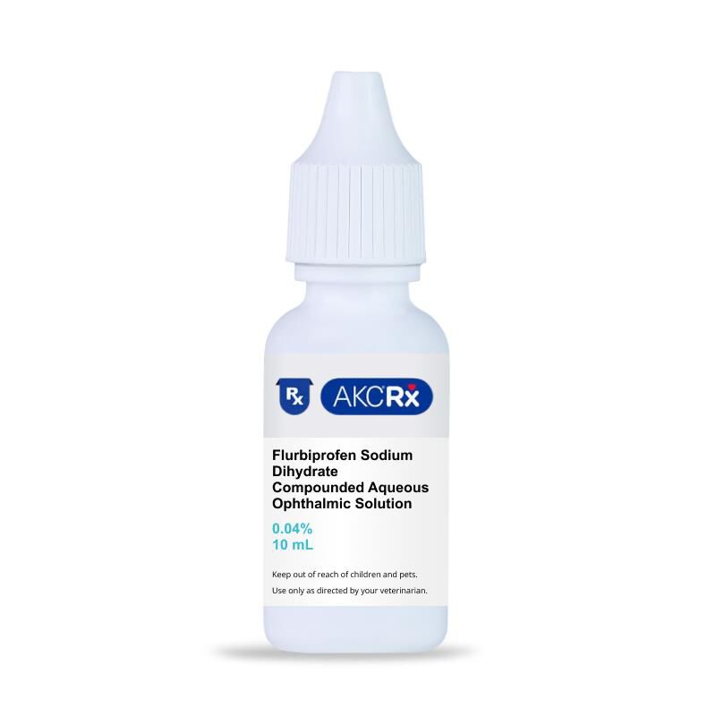 Flurbiprofen Sodium Dihydrate Compounded Aqueous Ophthalmic Solution, 0.04%, 10 mL