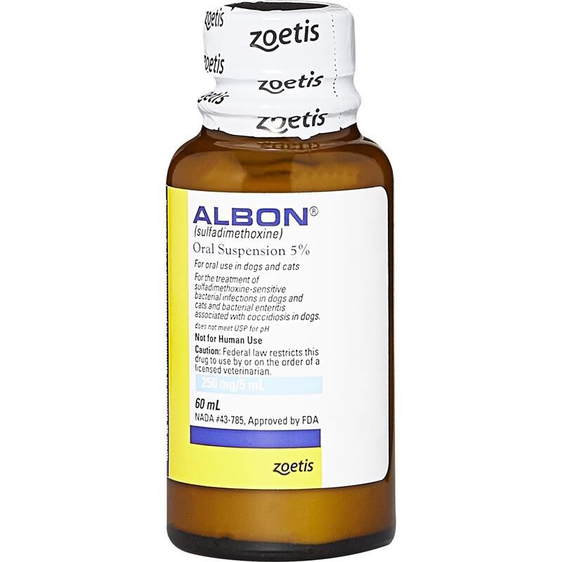 Albon 5% Oral Suspension | Free 2 Day Shipping | AKCPetRx.com