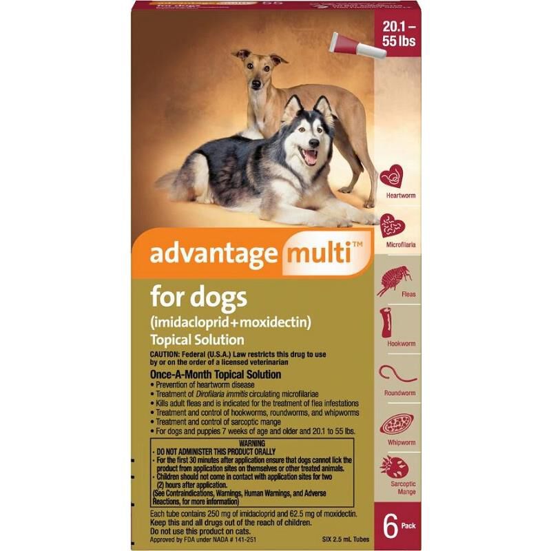 Advantage Multi for Dogs Free Day Shipping