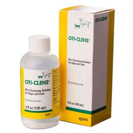 Oti-Clens Ear Cleansing Solution for Dogs and Cats, 4 oz