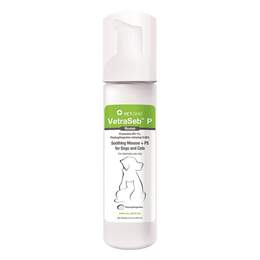 VetraSeb CeraDerm P Anti-Itch Leave-On Mousse for Dogs or Cats, 6.8 oz