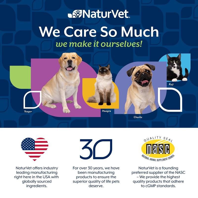 NaturVet Hemp Quiet Moments Plus Hemp Seed Soft Chews for Dogs