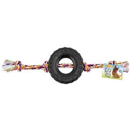 RUFFIN' IT Tire Tug Toy with Rope Large