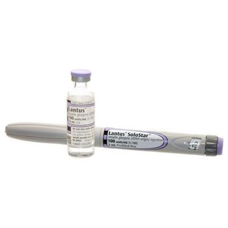 Lantus (Insulin Glargine Injection) 100 units/ml | Free 2 Day Shipping 