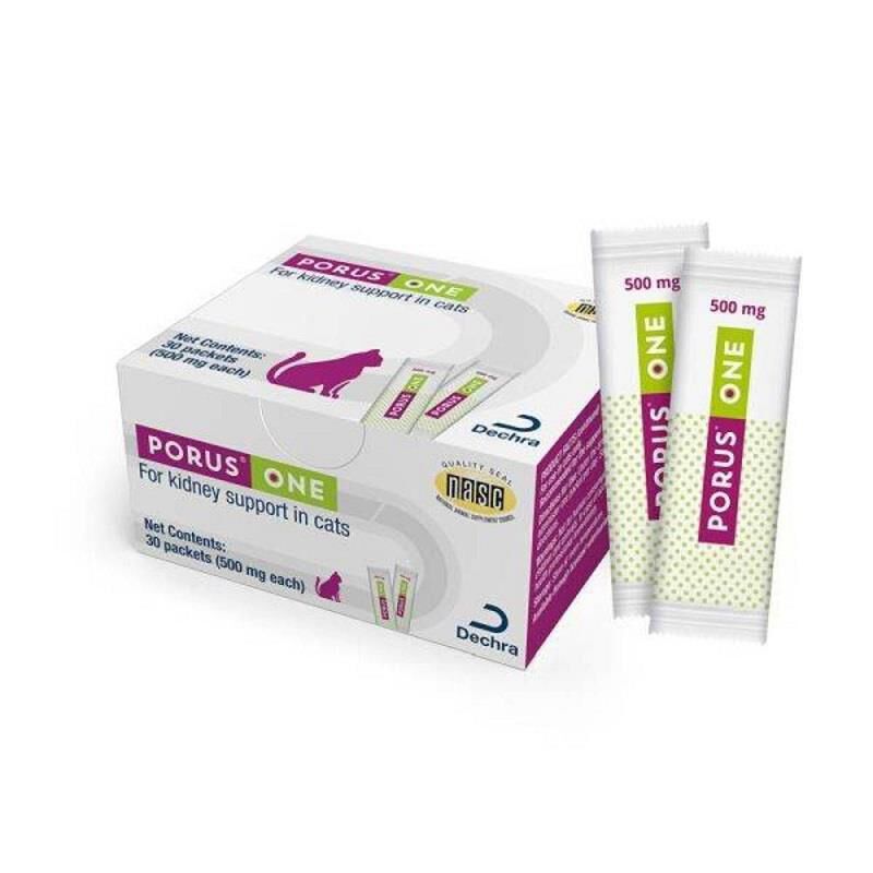 Porus One Kidney Support for Cats, 30 packets (500 mg each)
