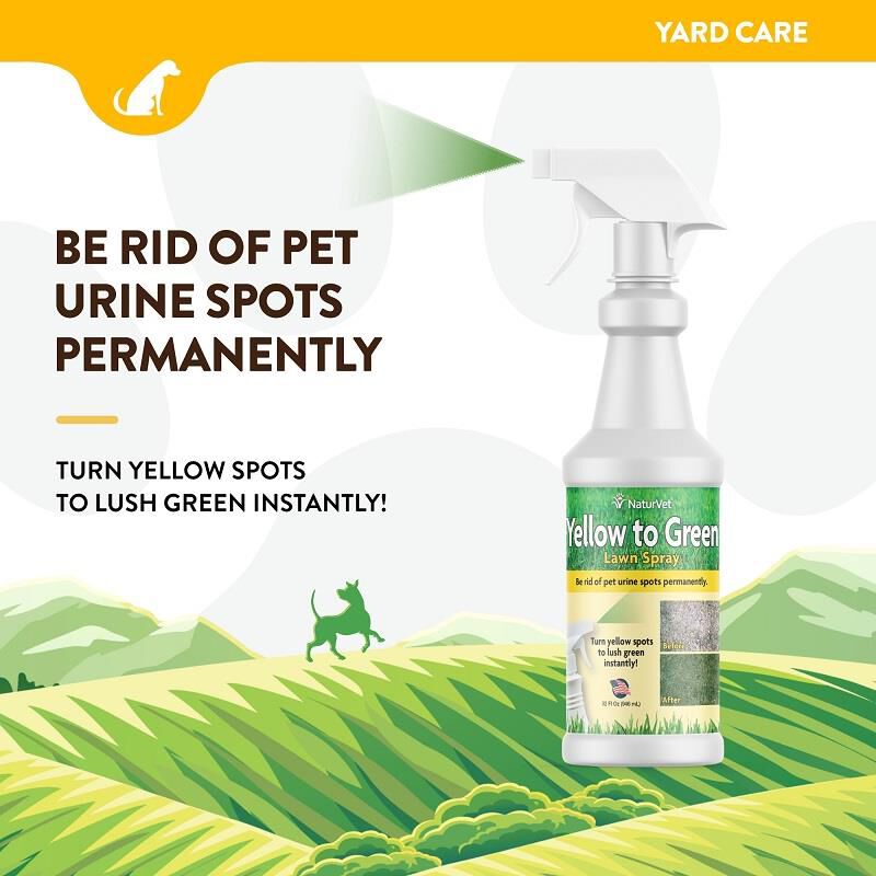 NaturVet Yellow To Green Lawn, 32 oz Spray