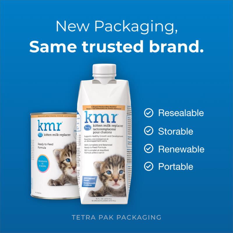 PetAg KMR Kitten Milk Replacer Liquid, 16 oz