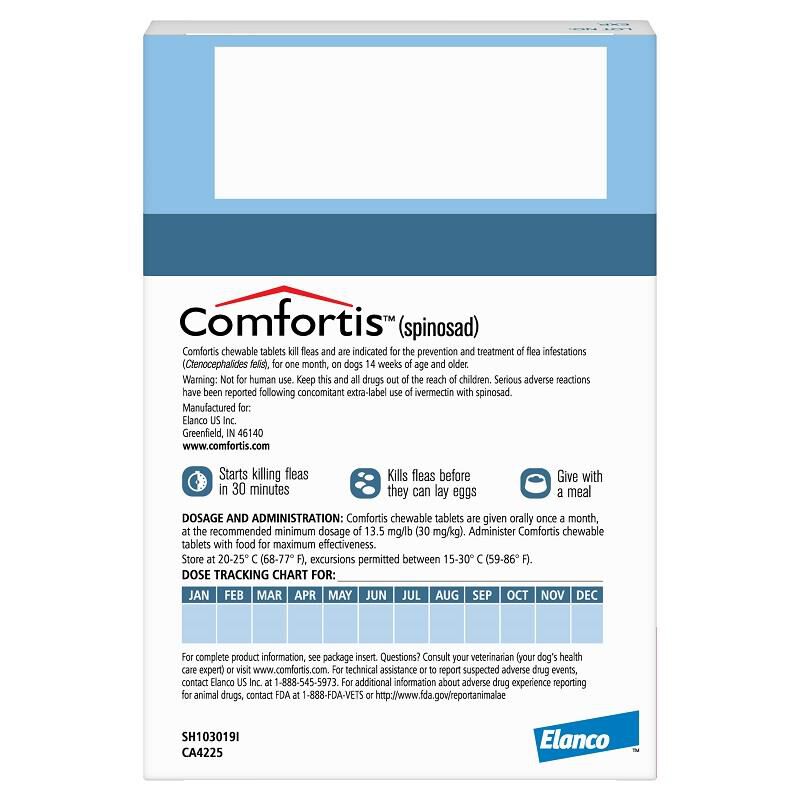 Comfortis Chewable Tablets for Dogs and Cats Free 2 Day Shipping AKCPetRx