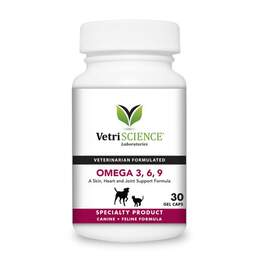 VetriScience Omega 3, 6, 9 for Dogs and Cats Gel Caps