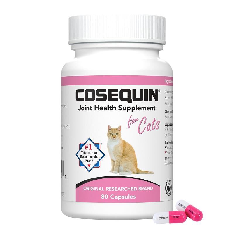 Nutramax Cosequin for Cats for Joint Health, 80 Sprinkle Capsules