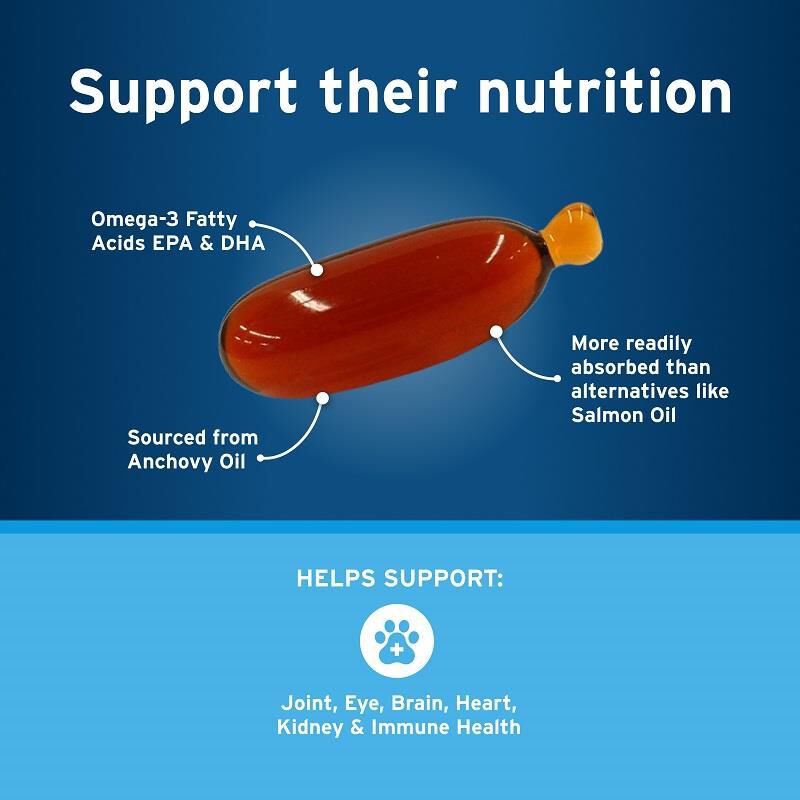 Pet Protect Omega-3 Free Form Snip Tips for Dogs and Cats