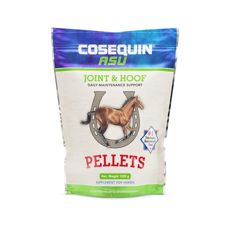 Cosequin ASU Joint & Hoof Daily Maintenance Support Pellets for Horses, 1200 g