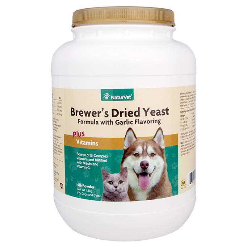 NaturVet Brewers Dried Yeast Formula Supplement Powder, 4 lbs